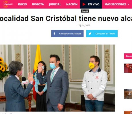 Bogotá La localidad San Cristóbal tiene nuevo alcalde