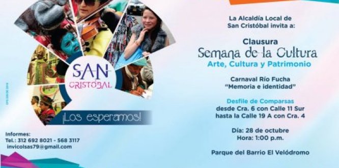 Así se cerrará la Semana de la Cultura 2018