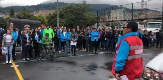 Con total éxito, desarrollamos Simulacro Distrital de Evacuación
