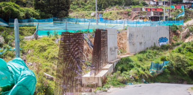 Obras de acceso sector Las Amapolas