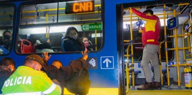 Operativo de rutas seguras en la localidad de San Cristóbal