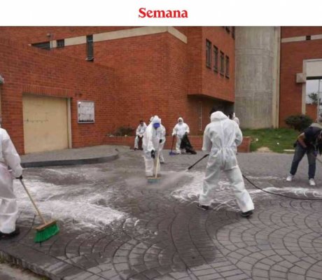 Jornada de limpieza en la cárcel Distrital para evitar coronavirus