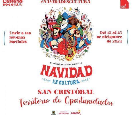 ¡Bogotá vibra con la magia de la Navidad! Únete a las Novenas Barriales del 15 al 23 de diciembre y celebra en los rincones más auténticos de San Cristóbal. ​Música en vivo, actividades culturales y ese toque especial que solo nuestra comunidad puede dar. San Cristóbal, Territorio de Oportunidades La Navidad es cultura, ¡y la hacemos juntos!